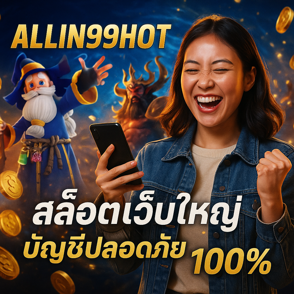 ALLIN99HOT สล็อตเว็บใหญ่ บัญชีปลอดภัย เล่นได้ไม่ล็อคยูส 100%