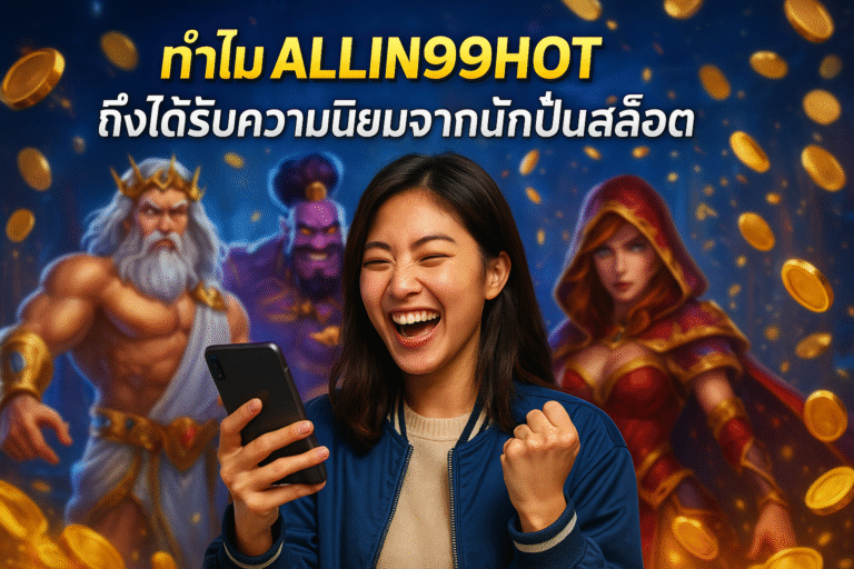 ทำไม ALLIN99HOT ถึงได้รับความนิยมจากนักปั่นสล็อต